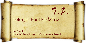 Tokaji Periklész névjegykártya